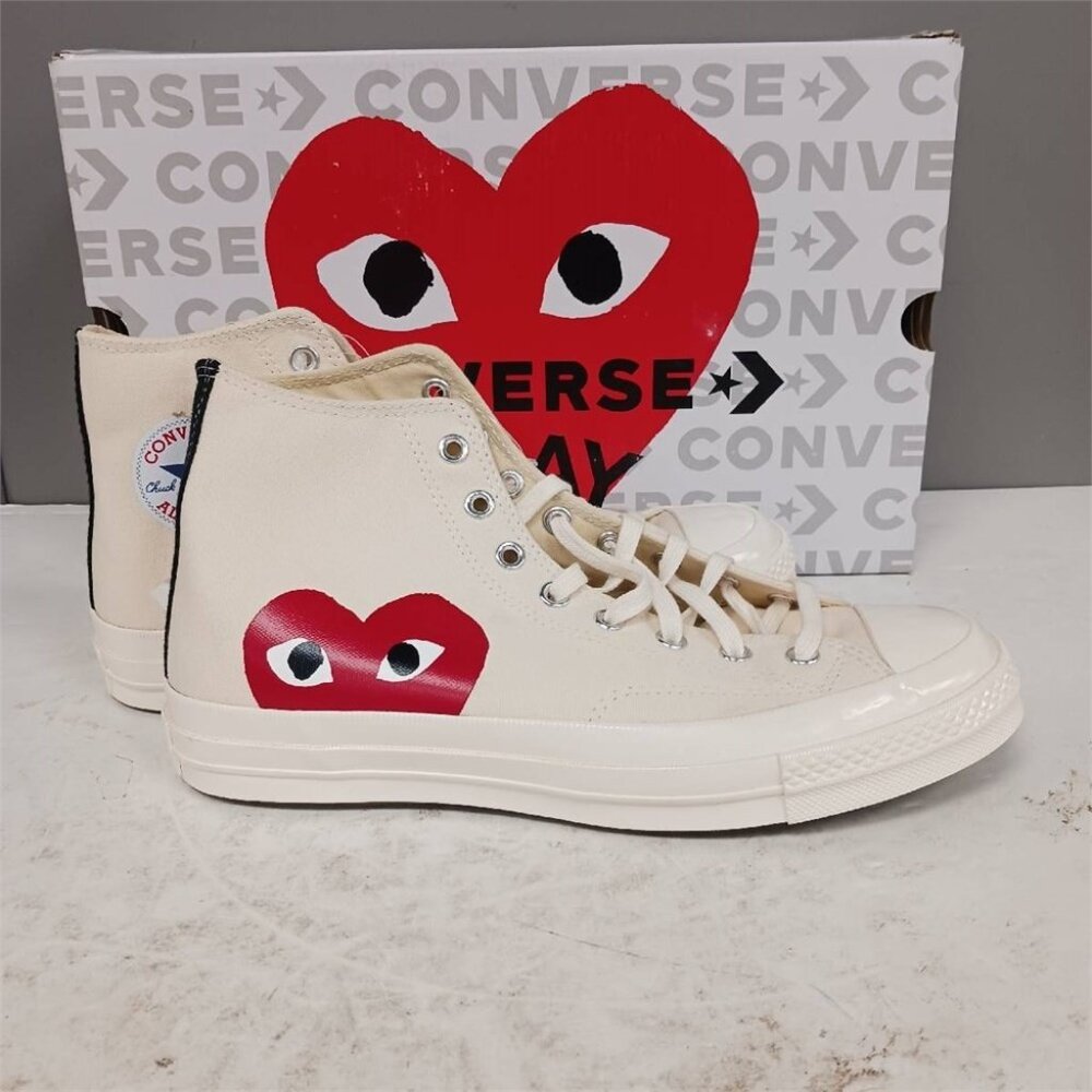 Converse Comme des Garçons Play x Chuck 70 High Milk